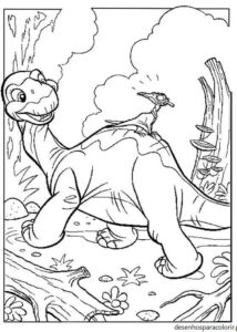 Desenhos de dinossauros 19